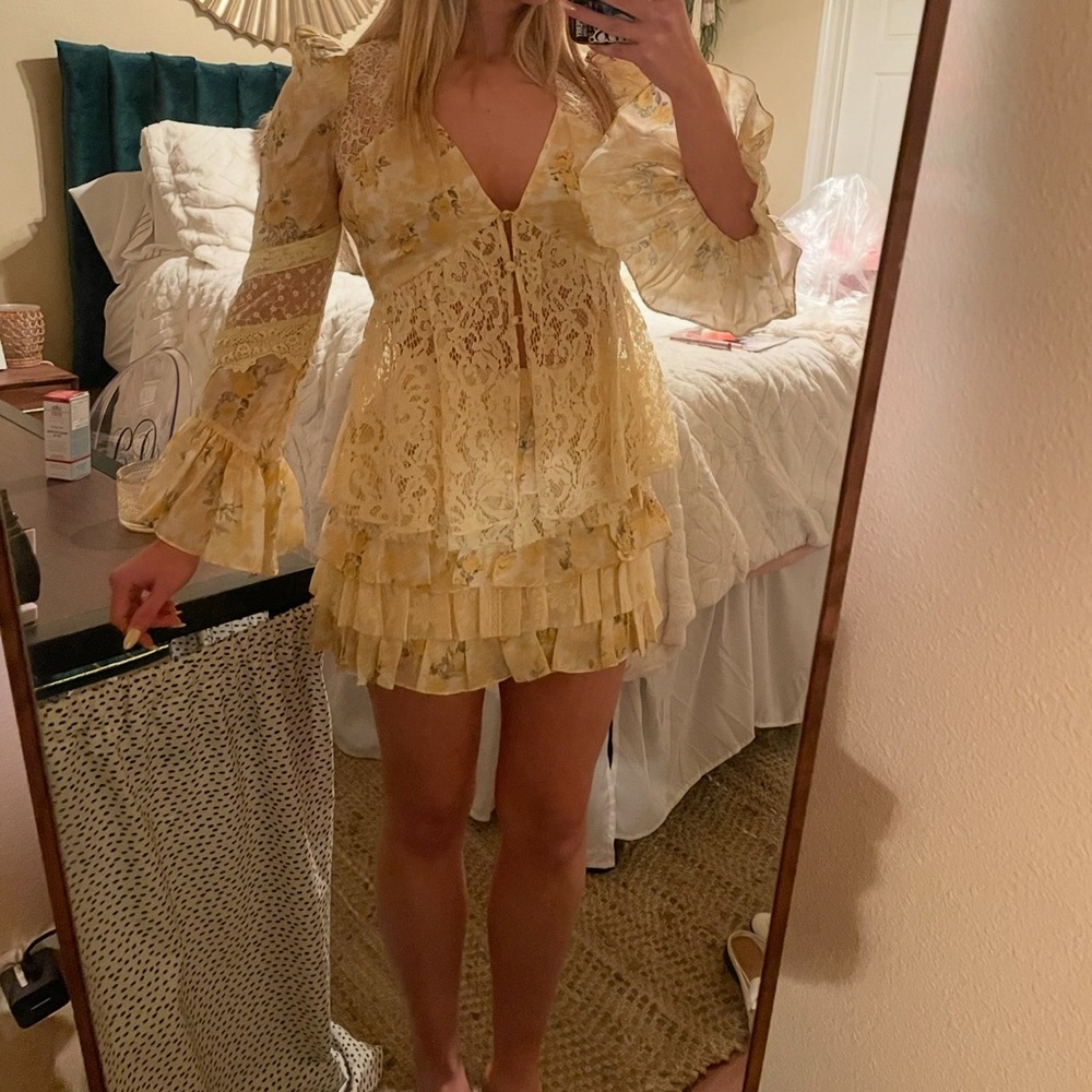 LoveShackFancy Priema Silk Top - Picture 6 of 8